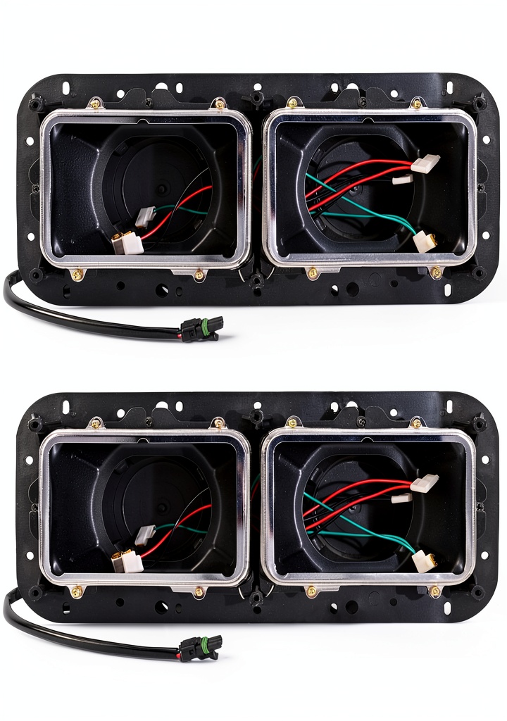 YUWUTF headlight housing installed on a Freightliner truck