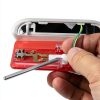 HUFEWU Automotive Headlight Housing Red Welcome Light-5