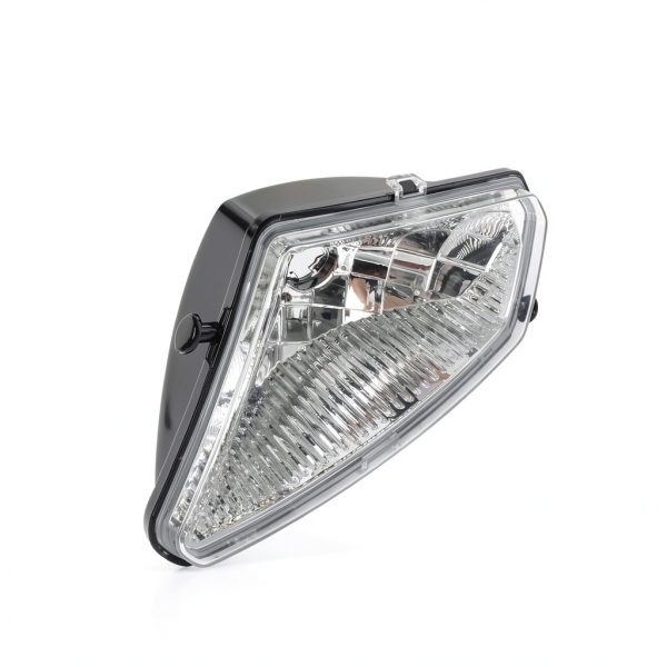 CPOWACE Headlight Housing Black Plastic Front Fit-5