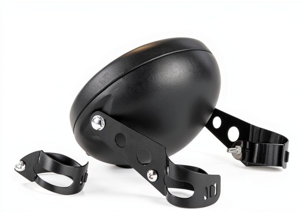 Motorcycle Headlight Housing PSLER Metal Black-4