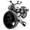 Motorcycle Headlight Housing Riasdy Steel Black-0
