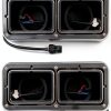 TULMTT Chrome Headlight Bezel for Kenworth Peterbilt-7