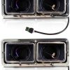 Yundrel Silvery Headlight Housing Base for Semi Trucks-8