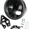 Motorcycle Headlight Housing Riasdy Steel Black-1
