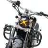 Motorcycle Headlight Housing Riasdy Steel Black-6
