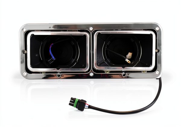Yundrel Silvery Headlight Housing Base for Semi Trucks-2