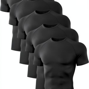 Compression Shirt Pavo Men's Quick Dry Tee-0