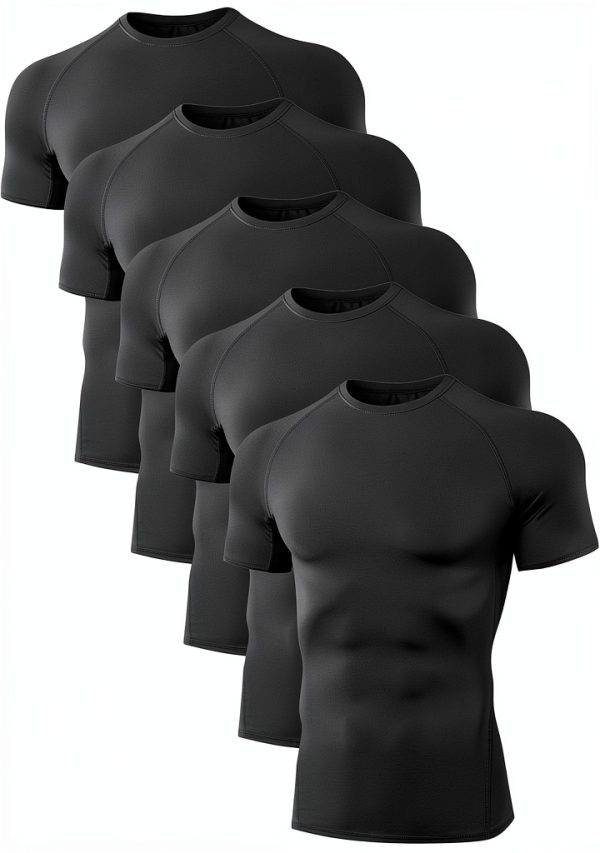 Compression Shirt Pavo Men's Quick Dry Tee-0