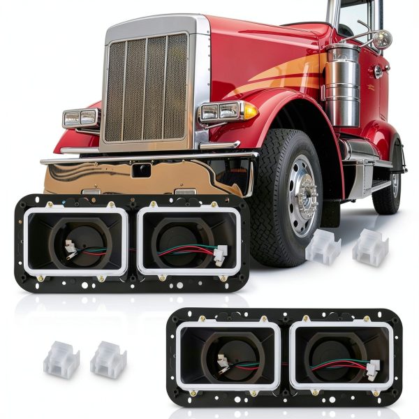 JZ AUTO Headlight Housing for Kenworth Trucks-0