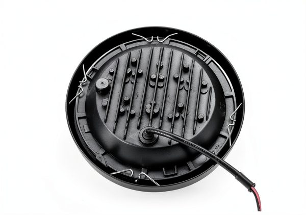Motorcycle Headlight Housing PSLER Metal Black-5