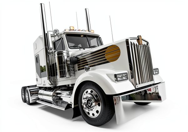 TULMTT Chrome Headlight Bezel for Kenworth Peterbilt-1