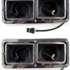 Yundrel Silvery Headlight Housing Base for Semi Trucks-0