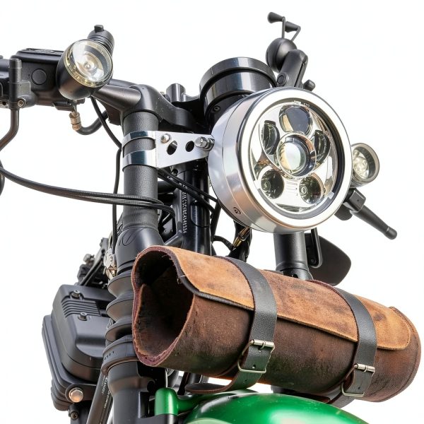 Motorcycle Headlight Housing HENGTUAOTO Steel 5.75-4