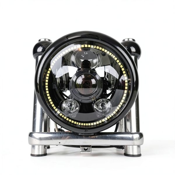 Harley Headlight Housing NORTHYUN 5.75in Black-6
