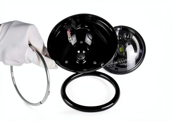 SKTYANTS Motorcycle Headlight Housing Waterproof Aluminum-5