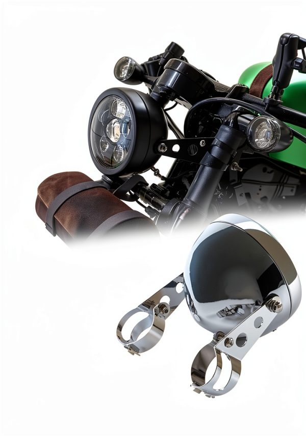 Motorcycle Headlight Housing HENGTUAOTO Steel 5.75-3