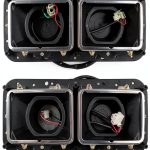 Headlight Housing NIUPARTS Waterproof Plastic-0