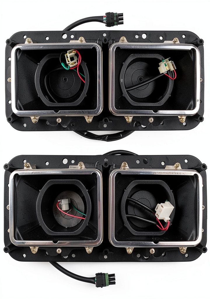 NIUPARTS headlight housing installed on a Peterbilt truck