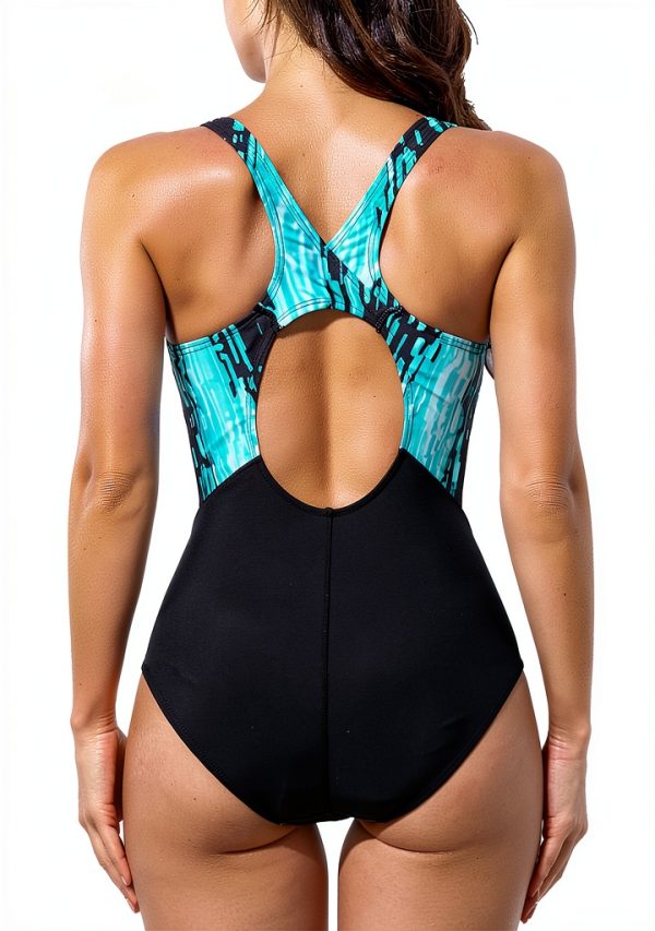 Athletic Swimsuit BrandX Stretch QuickDry-1