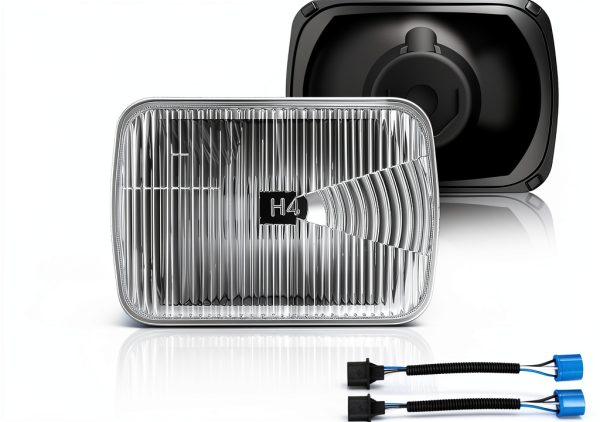 FZPJJNB Headlight Housing Clear Glass 7in-0