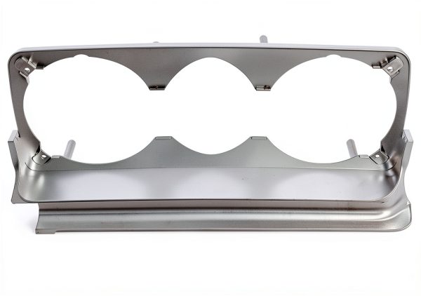 HECASA Headlamp Housing ABS Plastic Silver Fit-6