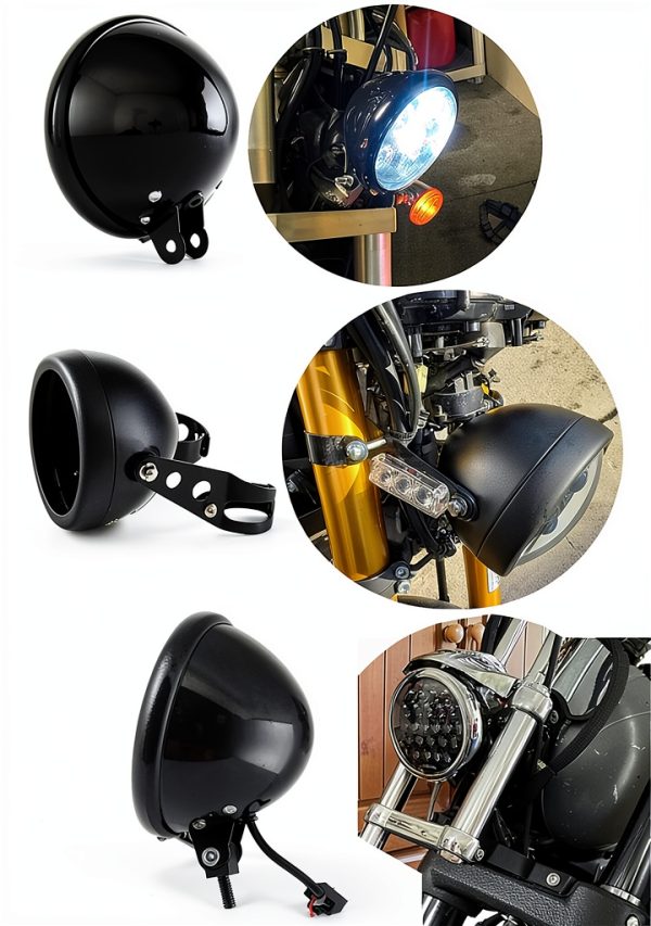 Autokun 30W Waterproof Motorcycle Headlight Housing-2