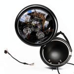 Harley Headlight Housing NORTHYUN 5.75in Black-0