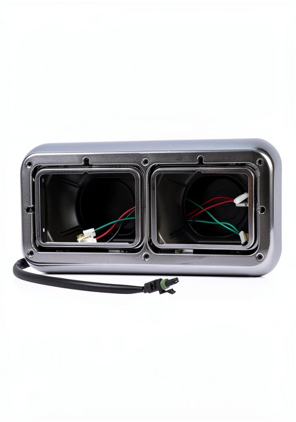 YUWUTF Headlight Housing Base PP Stainless Steel-6