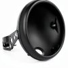 Motorcycle Headlight Housing PSLER Metal Black-0