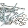 uxcell 100Pcs 10# Internal Tooth Lock Washer, 304 Stainless Steel Multi-Tooth Star Washer Locking Fastener, Silver Tone-5