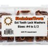 Stainless Steel Lock Washer Kit Stainless Town 425pcs-0