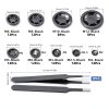Glarks 261pcs 65Mn-Steel Tooth Lock Washers and E-Clip Kit-2