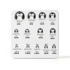 Glarks 261pcs 65Mn-Steel Tooth Lock Washers and E-Clip Kit-1