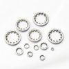 uxcell 100Pcs 6# Internal Tooth Lock Washer 304 Stainless Steel Star-4