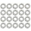 External Tooth Washers uxcell M4 70pcs 304 Stainless Steel Locking-0