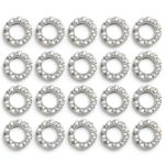 External Tooth Washers uxcell M4 70pcs 304 Stainless Steel Locking-0