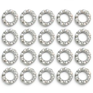External Tooth Washers uxcell M4 70pcs 304 Stainless Steel Locking-0