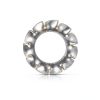 External Tooth Washers uxcell M4 70pcs 304 Stainless Steel Locking-1