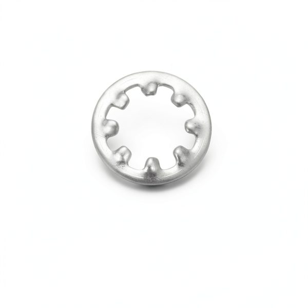 uxcell 100Pcs 10# Internal Tooth Lock Washer, 304 Stainless Steel Multi-Tooth Star Washer Locking Fastener, Silver Tone-1