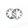 uxcell 100Pcs 10# Internal Tooth Lock Washer, 304 Stainless Steel Multi-Tooth Star Washer Locking Fastener, Silver Tone-2