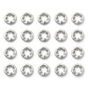 uxcell 100Pcs 6# Internal Tooth Lock Washer 304 Stainless Steel Star-0