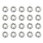 uxcell 100Pcs 6# Internal Tooth Lock Washer 304 Stainless Steel Star-0