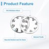 uxcell 40Pcs 5/16 Internal Tooth Lock Washer, 304 Stainless Steel Multi-Tooth Star Washer Locking Fastener, Silver Tone-2